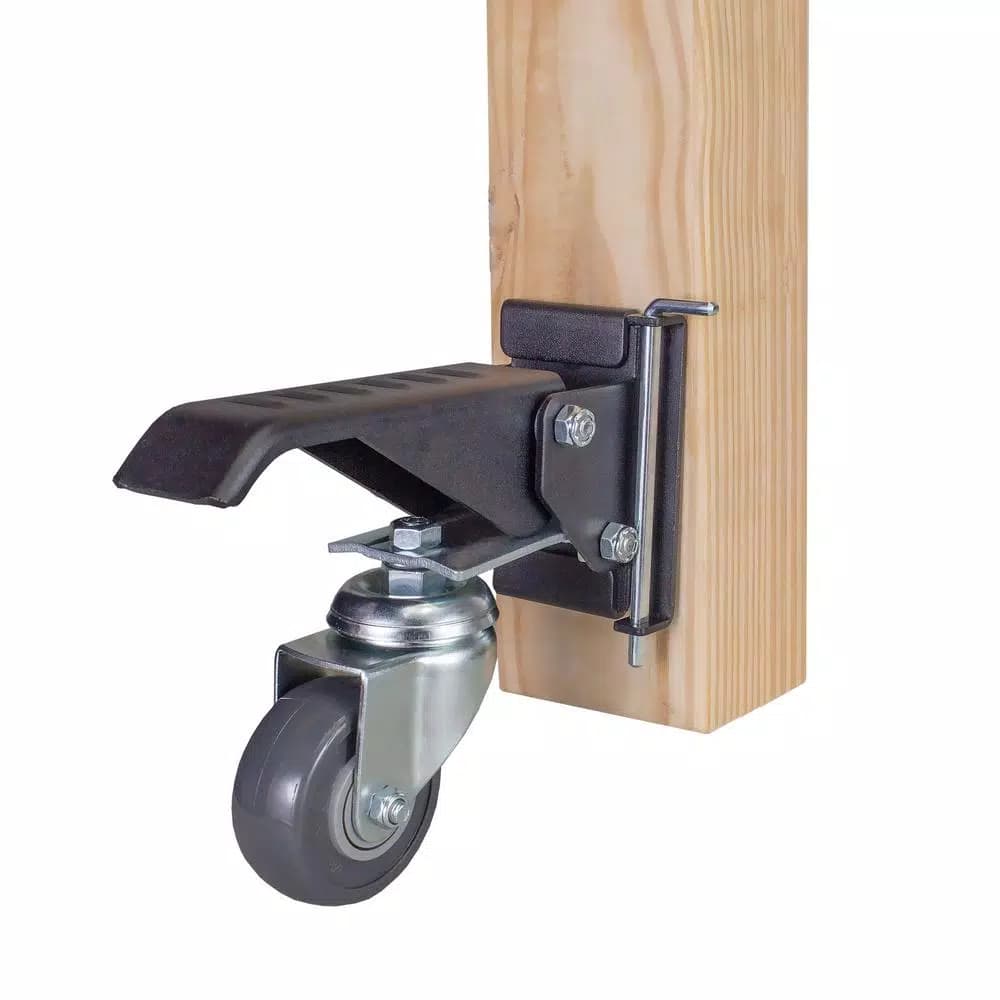 POWERTEC Workbench Casters with Quick-Release Plates, 4-Set Mobility Kit