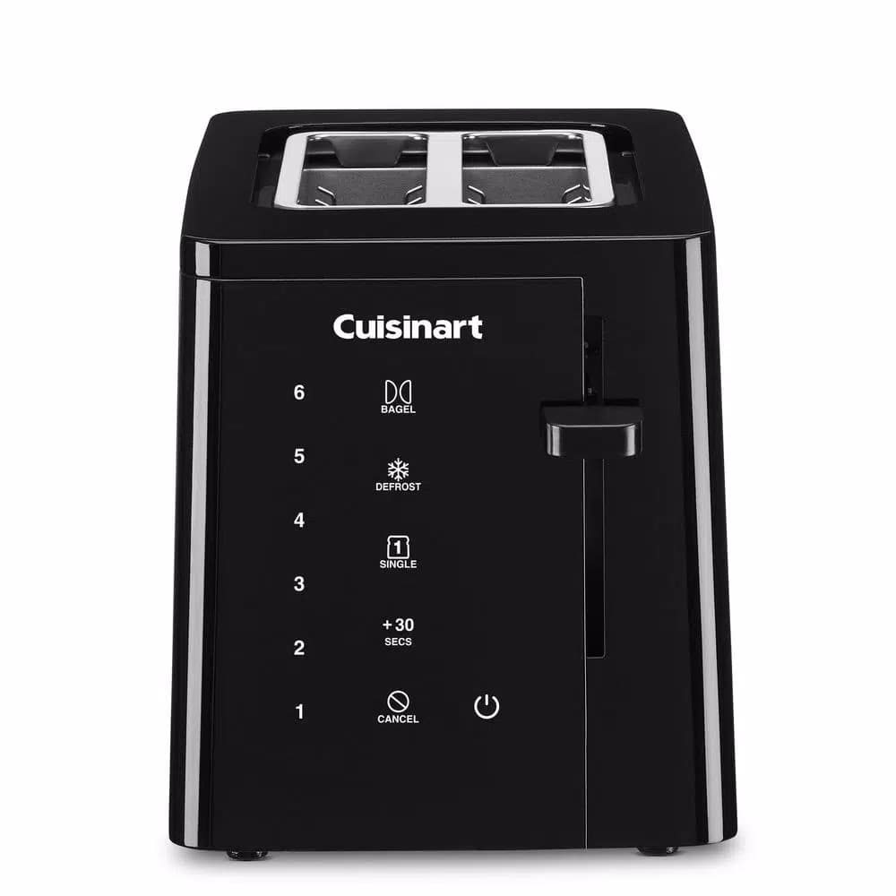 Cuisinart T-Series 2-Slice Black Wide Slot Touchscreen Toaster