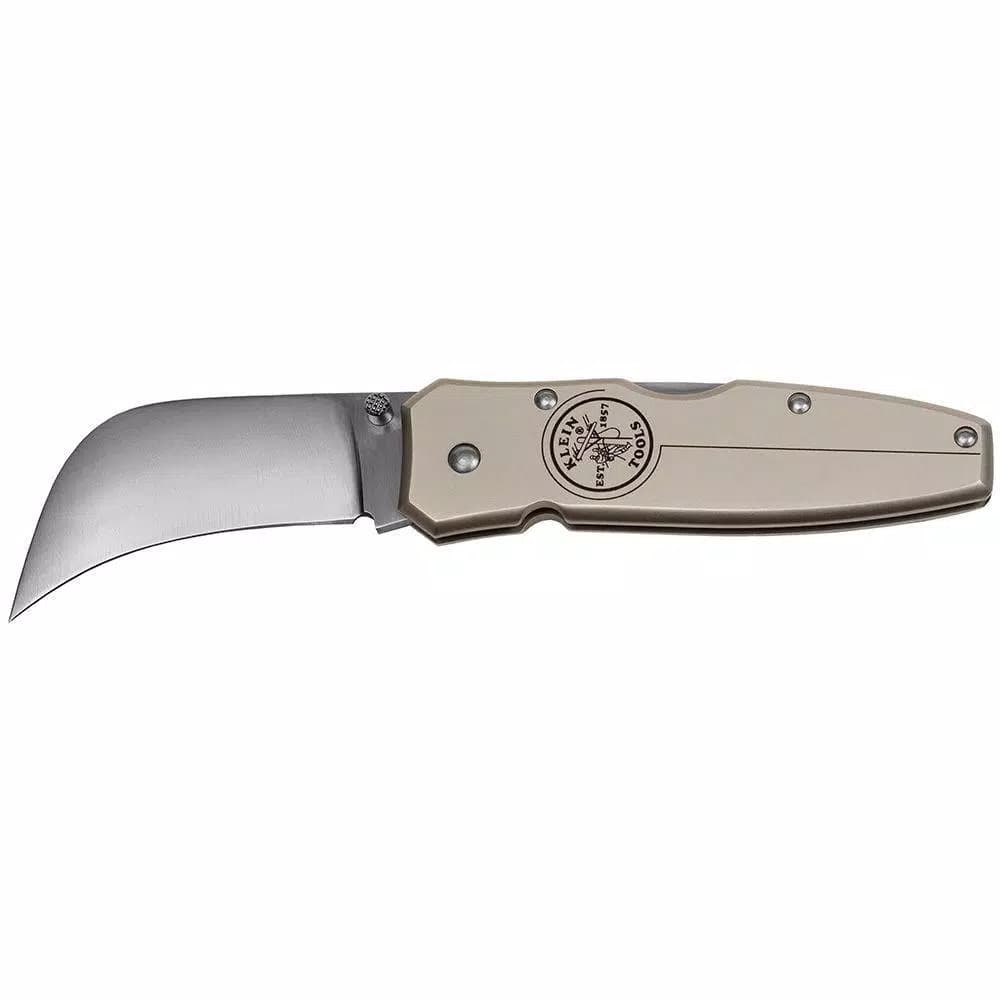 Klein Tools 2-5/8 in. Stainless Steel Hawkbill Folding Pocket Knife