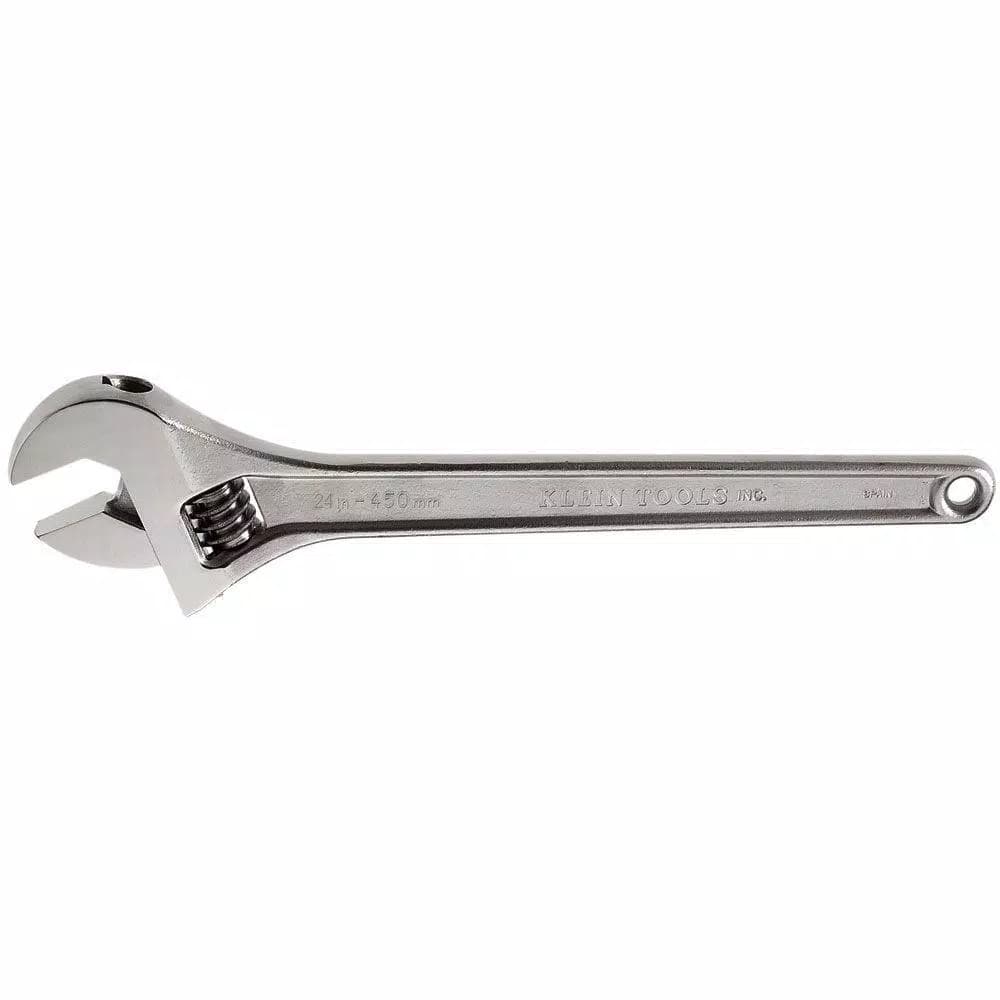 Klein Tools 24 in. Standard Capacity Adjustable Wrench, Forged Alloy Steel