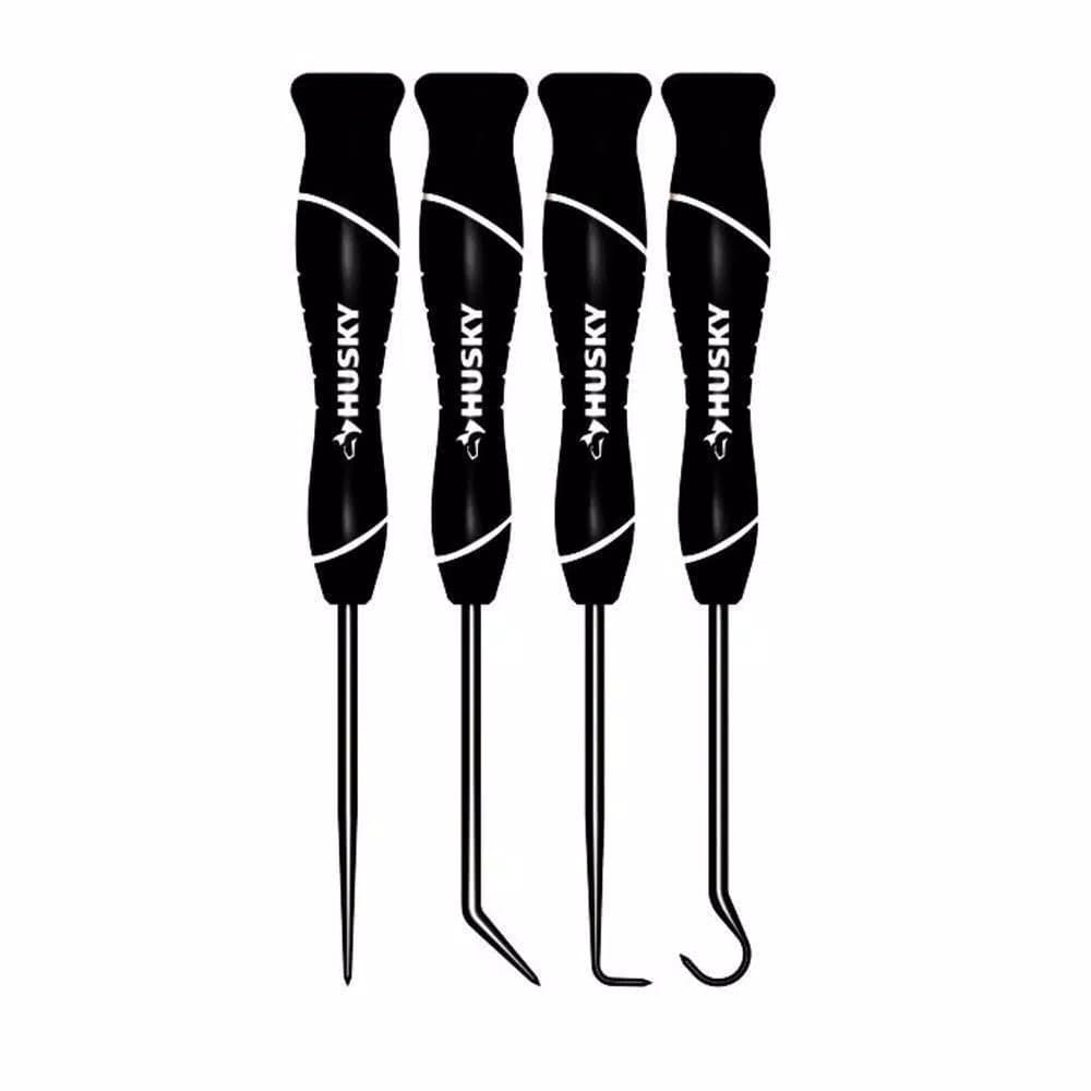Husky 4-Piece Precision Pick and Probe Set, 6 in.