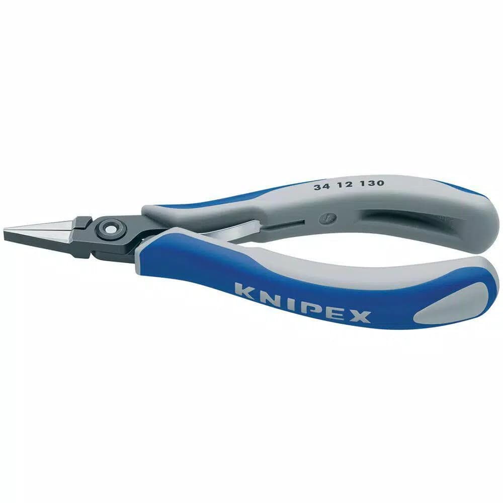 KNIPEX 5-1/4 in. Precision Electronics Pliers with Flat Tips