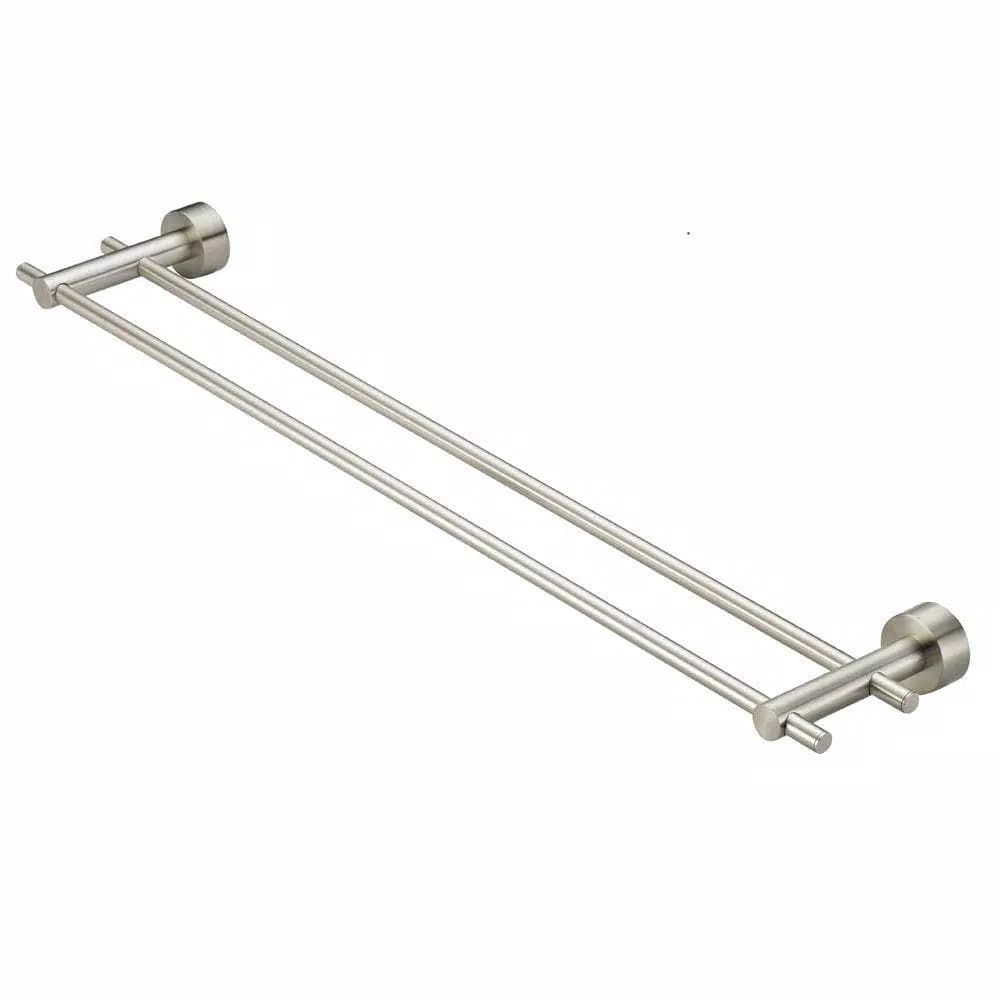 Glacier Bay Innburg 24 in. Double Towel Bar, Brushed Nickel