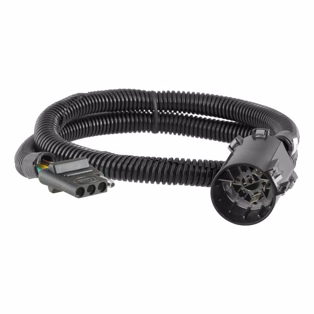 CURT 4-Way Flat Replacement Socket - Plugs into USCAR OEM Vehicle Socket