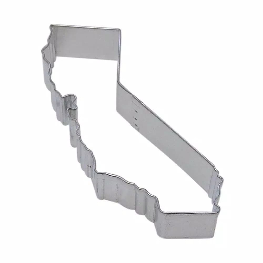 CybrTrayd-R&M 12-Piece California State Tinplated Steel Cookie Cutter & Recipe Set