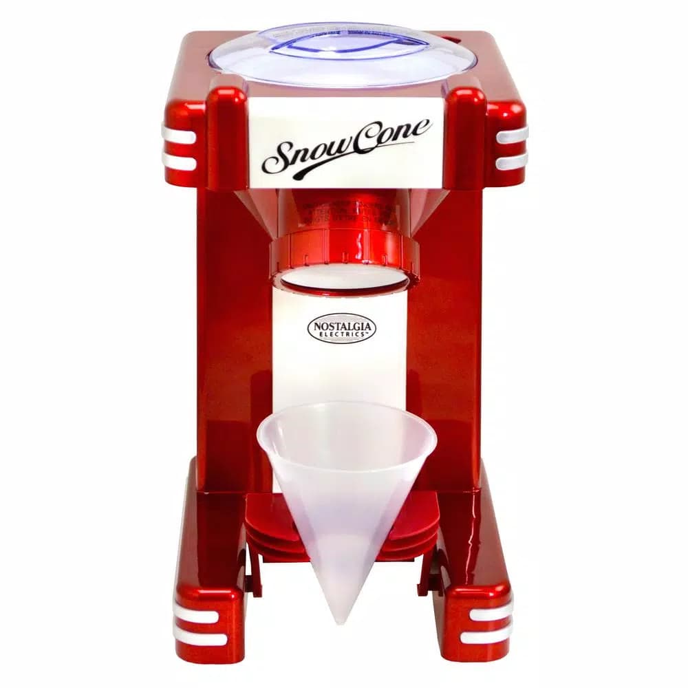 Nostalgia RSM702 Retro Series Single Snow Cone Maker, Red