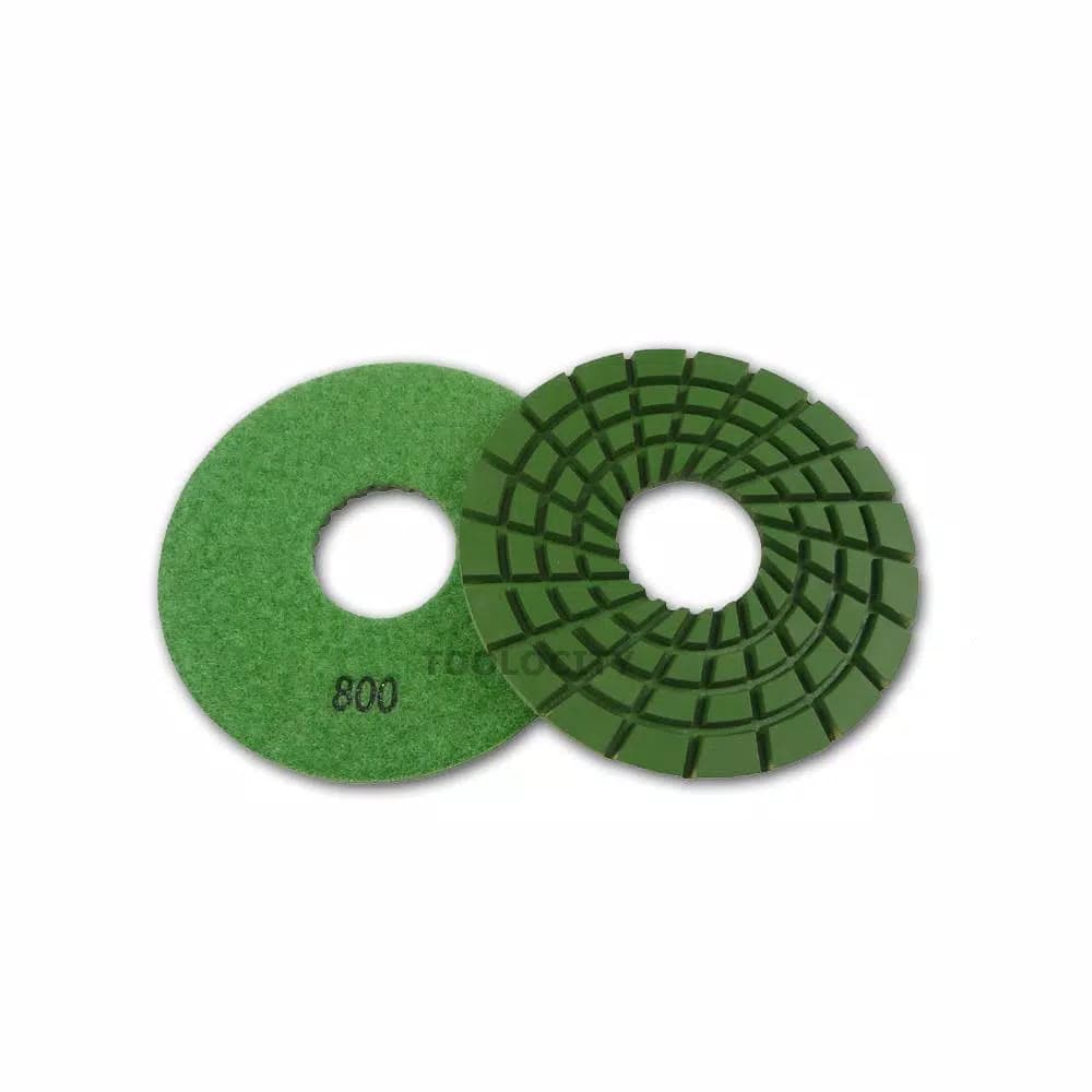 Unbranded JX Shine50 5 in. 800-Grit Rigid Diamond Polishing Pad for Granite and Concrete