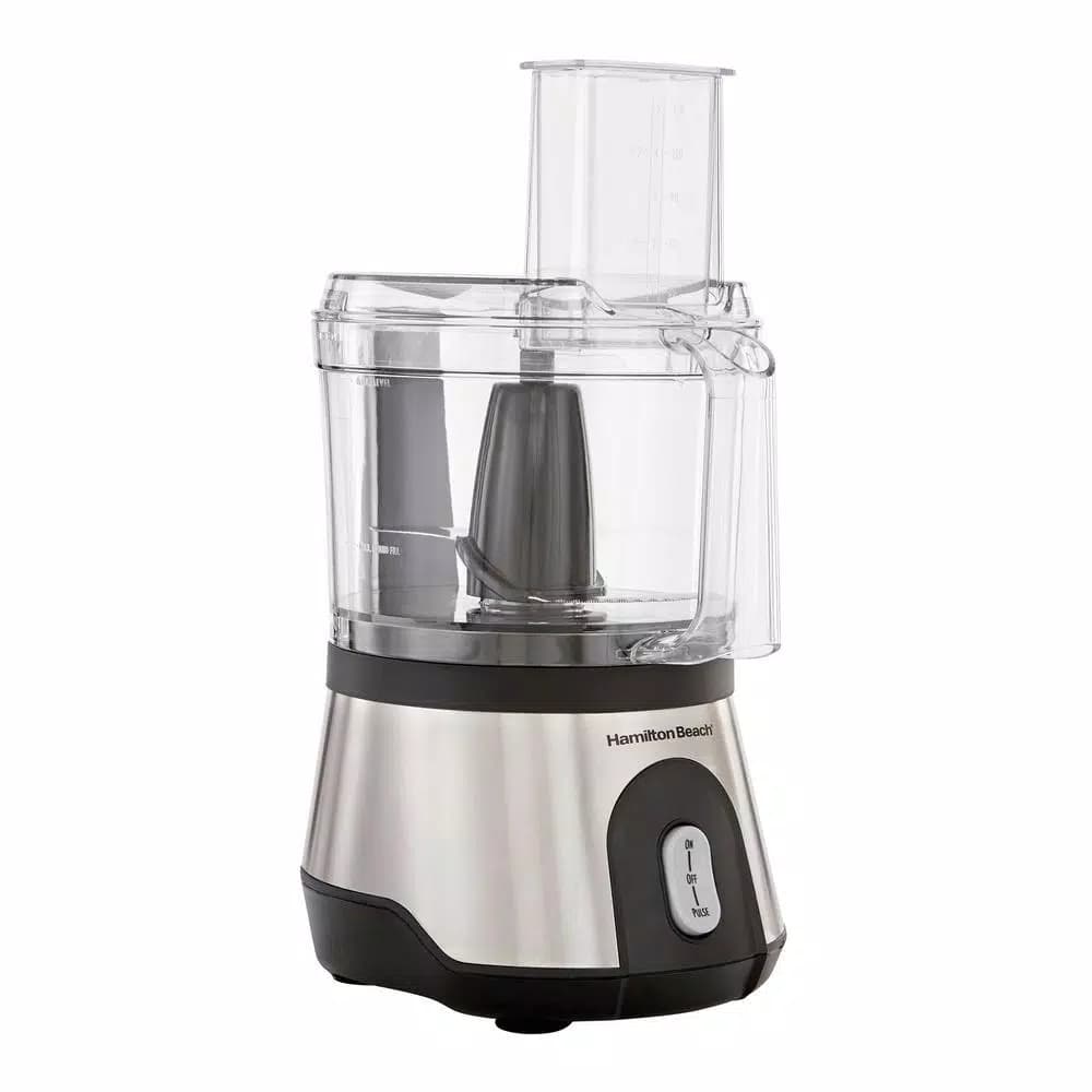 Hamilton Beach 10-Cup 2-Speed Stainless Steel Food Processor with Pulse Control, 500W