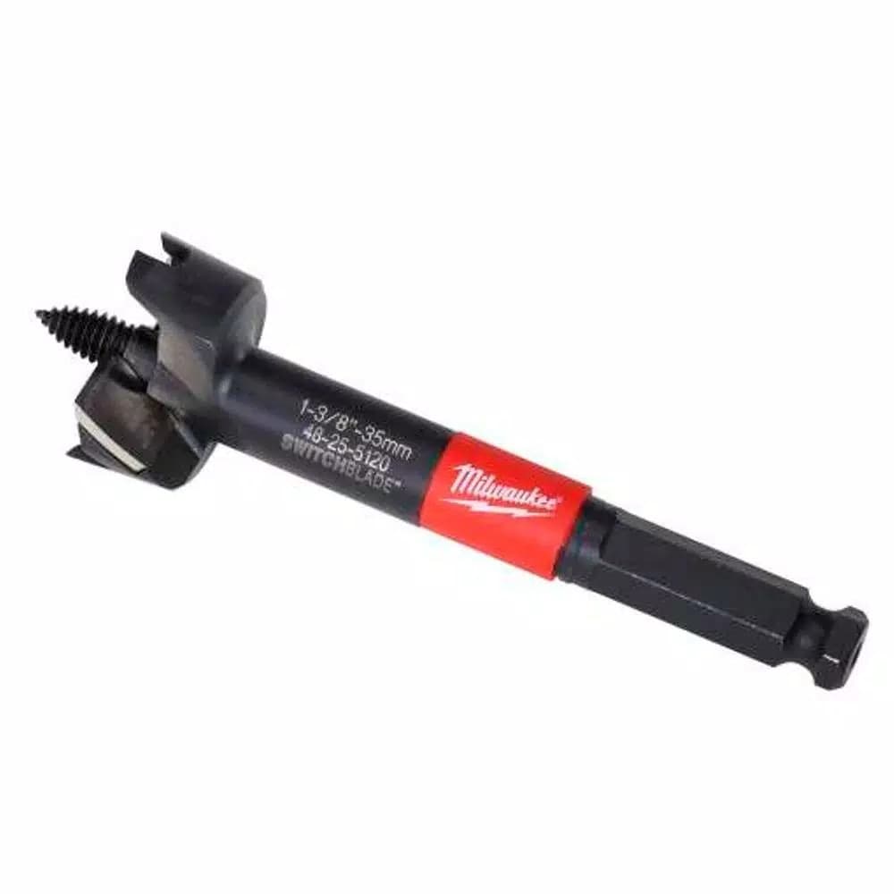 Milwaukee 1-3/8 in. Switchblade Self-Feed Auger Bit with Replaceable Blade System