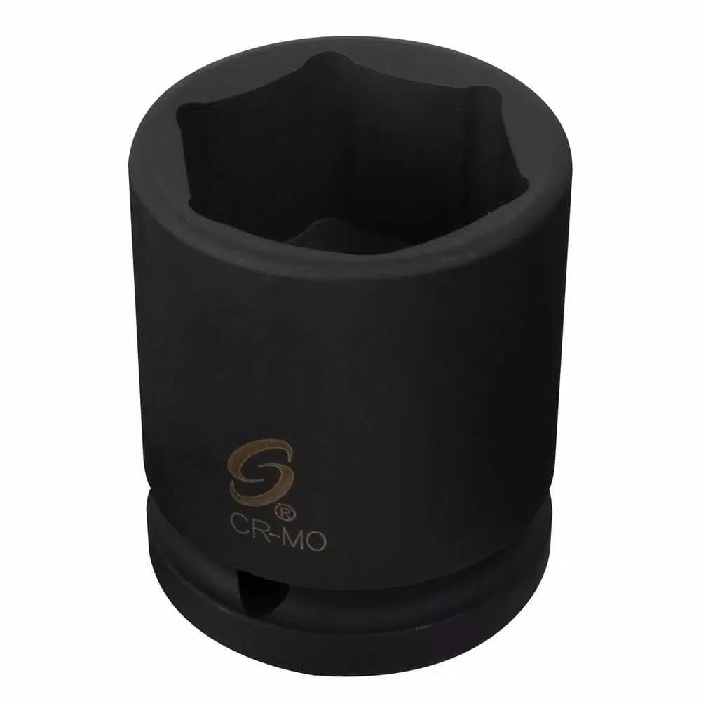 SUNEX TOOLS 44 mm 3/4 in. Drive 6-Point Impact Socket, Intermediate Depth