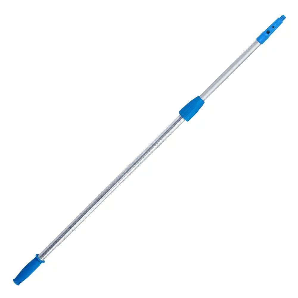 Unger Aluminum Telescopic Pole, 4-8 ft. Extendable Cleaning Handle with Locking Cone