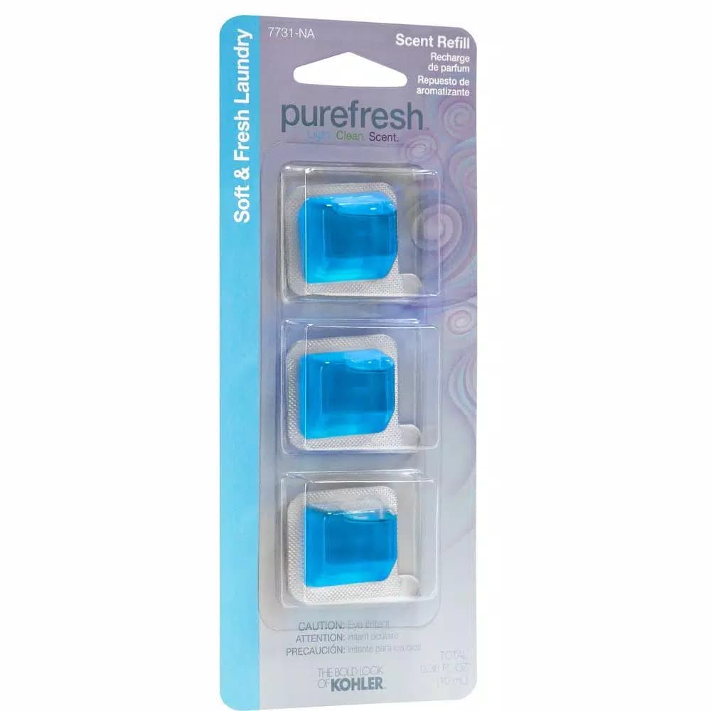 KOHLER Soft & Fresh Laundry Scent Refill Pack for Purefresh Toilet Seat
