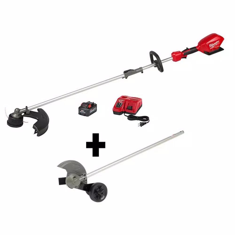 Milwaukee M18 FUEL 18V Brushless Cordless String Trimmer Kit with QUIK-LOK Edger Attachment