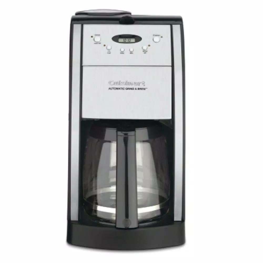 Cuisinart Grind and Brew 12-Cup Automatic Drip Coffee Maker with Built-In Grinder, Black