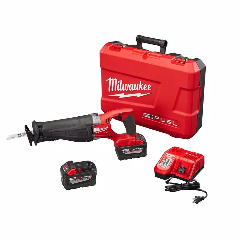 Milwaukee M18 FUEL 18V Brushless Reciprocating Saw Kit with (2) 9.0Ah Batteries & Charger