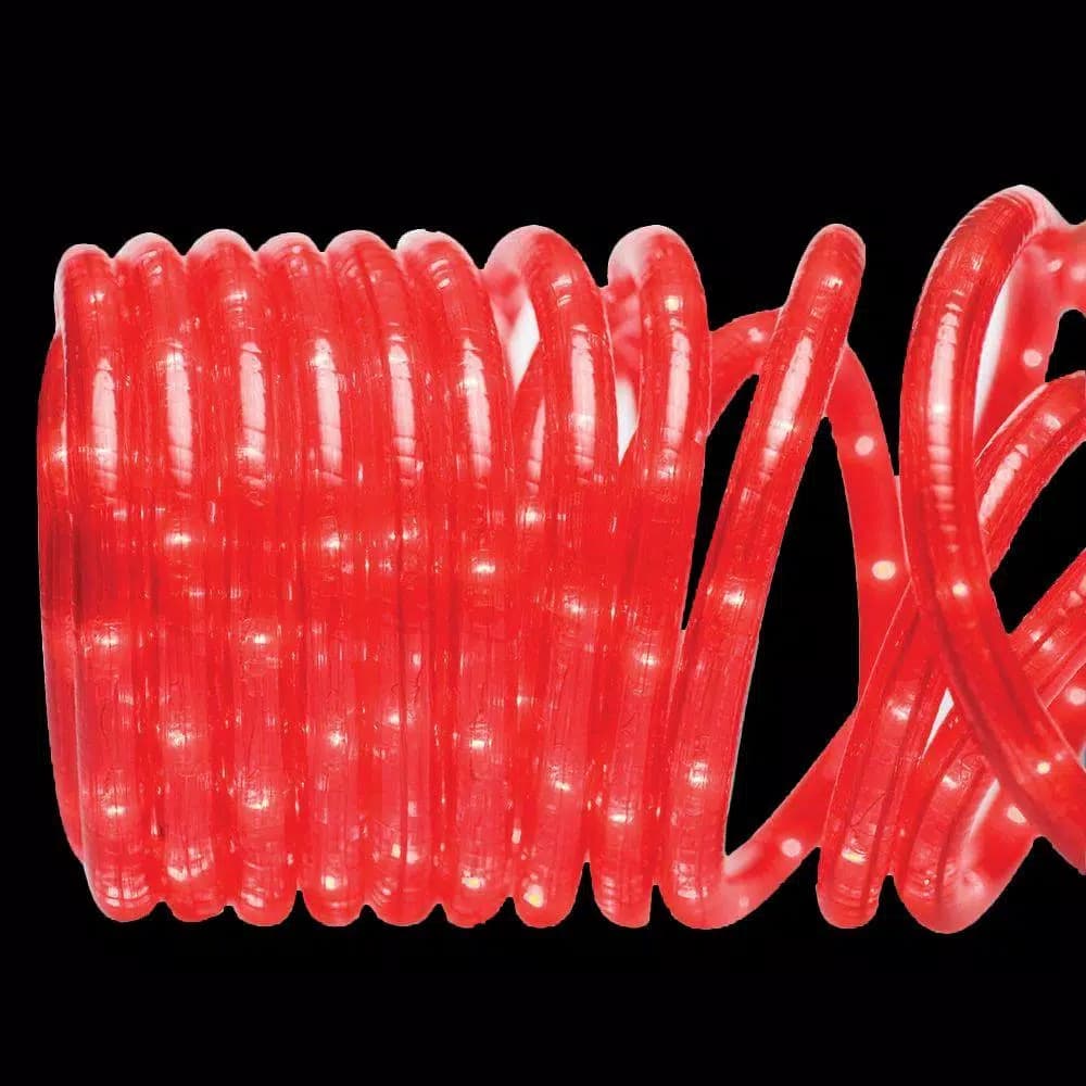 Brite Star 18 ft. Red Rope Light with 50 Clear Mini Incandescent Bulbs