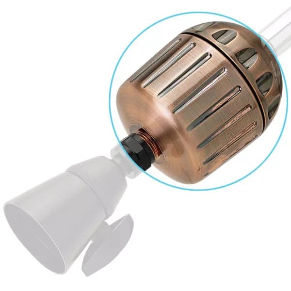 Sprite Showers Sprite High Output 2 Shower Filter, 3.5-inch Bronze Chlorine Removal System