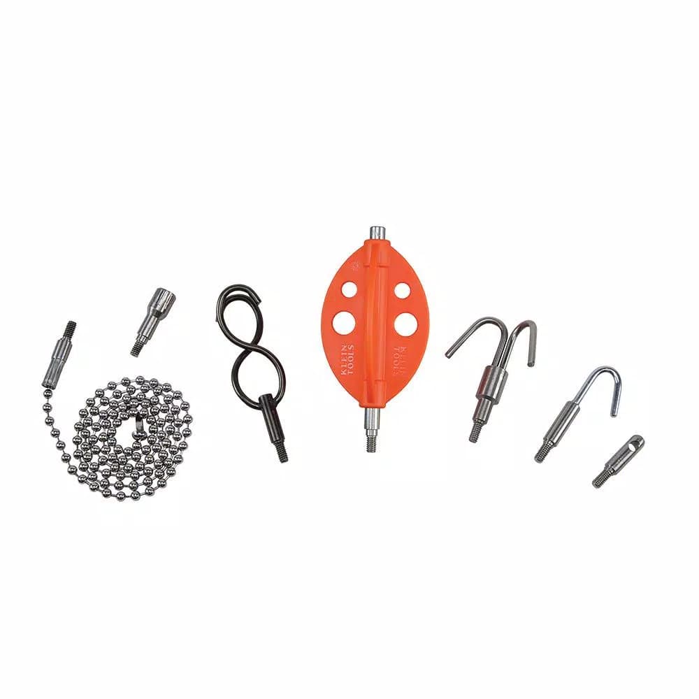 Klein Tools 7-Piece Fish Rod Attachment Set with Hard Carrying Case