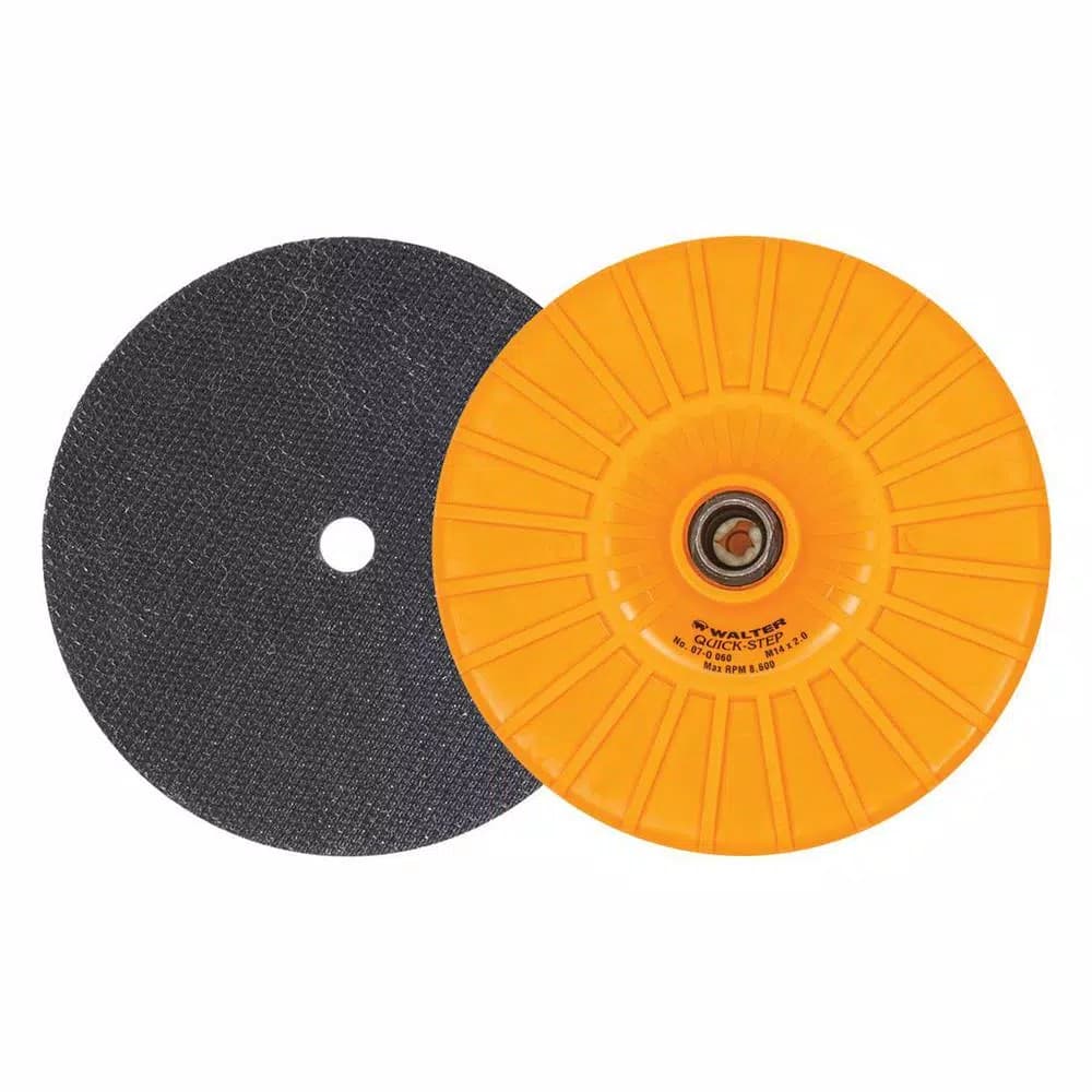 WALTER SURFACE TECHNOLOGIES Quick-Step 6 in. Finishing Interface Pad for Sanding and Polishing