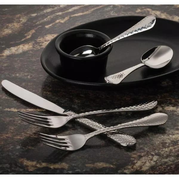 Utica Cutlery Co. Utica Cutlery Company Ironstone 20-Piece Stainless Steel Flatware Set, Service for 4