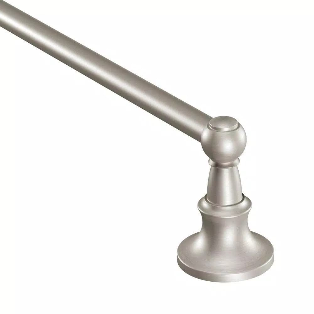 Moen Vale 24 in. Towel Bar in Spot Resist Brushed Nickel