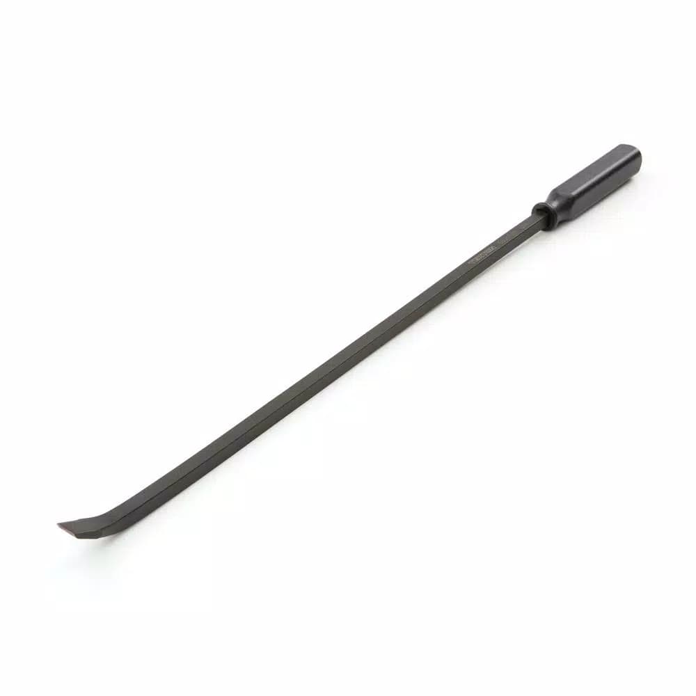 TEKTON 31 in. Angled Tip Pry Bar with Steel Striking Cap