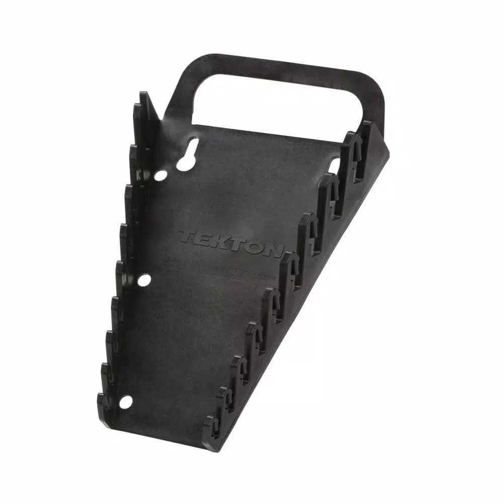 TEKTON 5 in. 9-Tool Store-and-Go Wrench Rack Keeper, Black