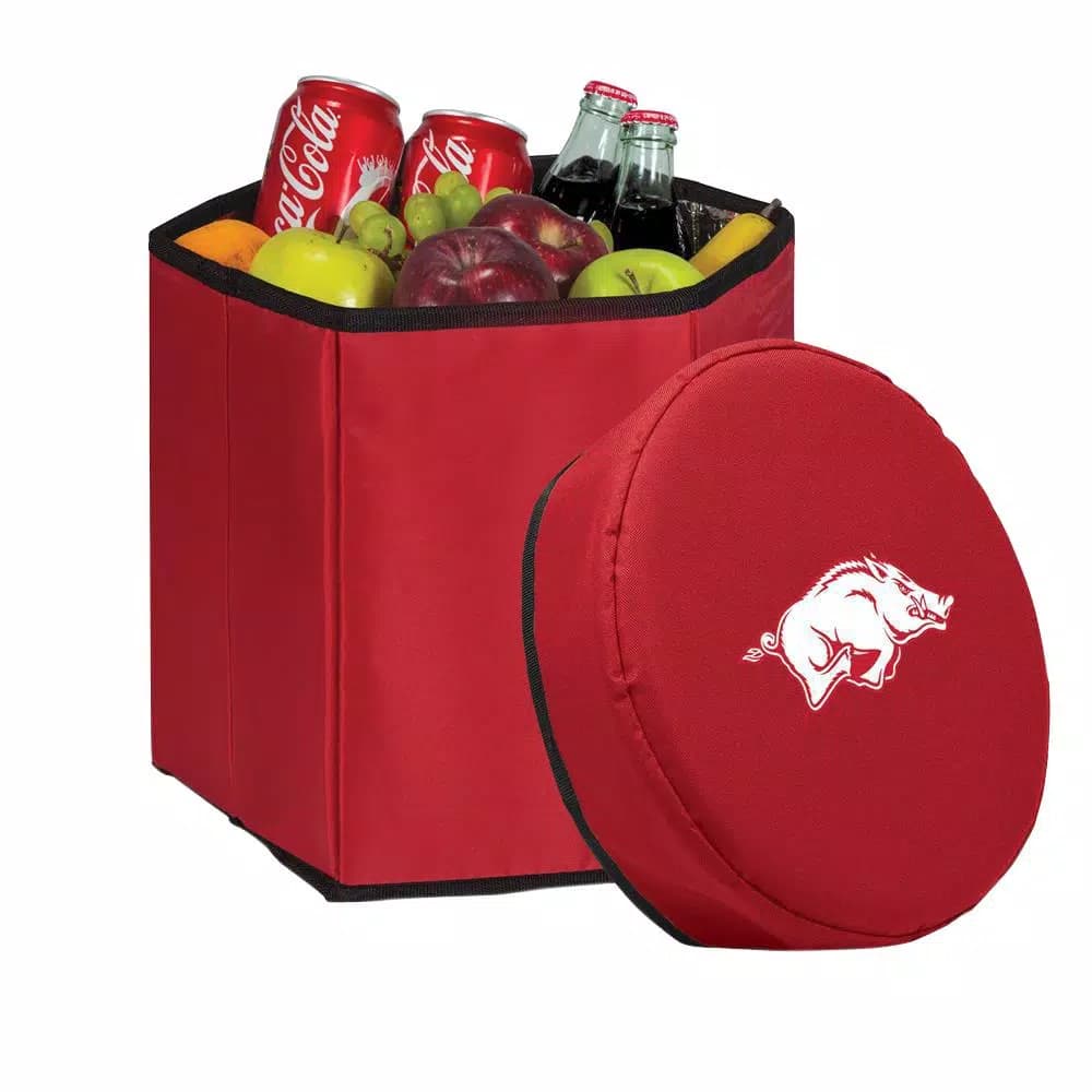 Picnic Time Arkansas Razorbacks 12 Qt. Bongo Collapsible Soft-Side Cooler - Red