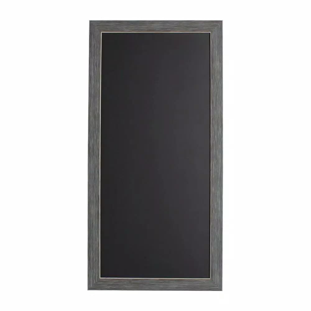 DesignOvation Wyeth Framed Magnetic Chalkboard Memo Board, 13 x 26 inch