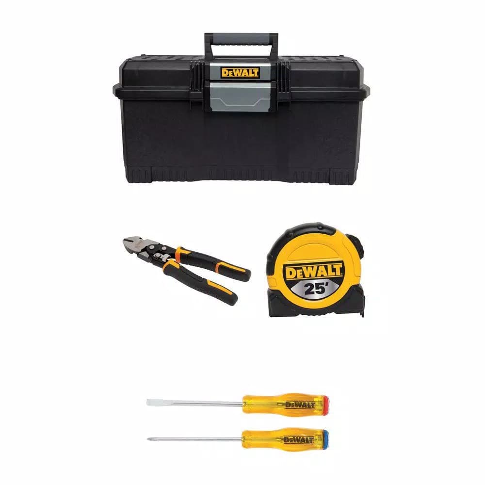 DEWALT 5-Piece Hand Tool Combo Kit with Tool Box
