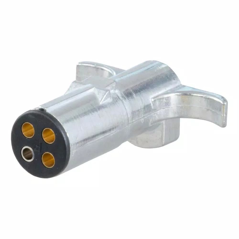 CURT 4-Way Round Trailer Side Connector Plug