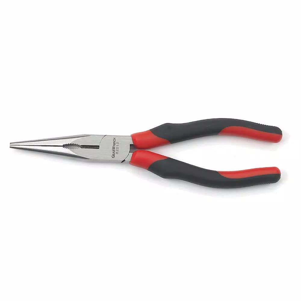 GearWrench 8.23 in. Long Nose Pliers with Built-in Cutter