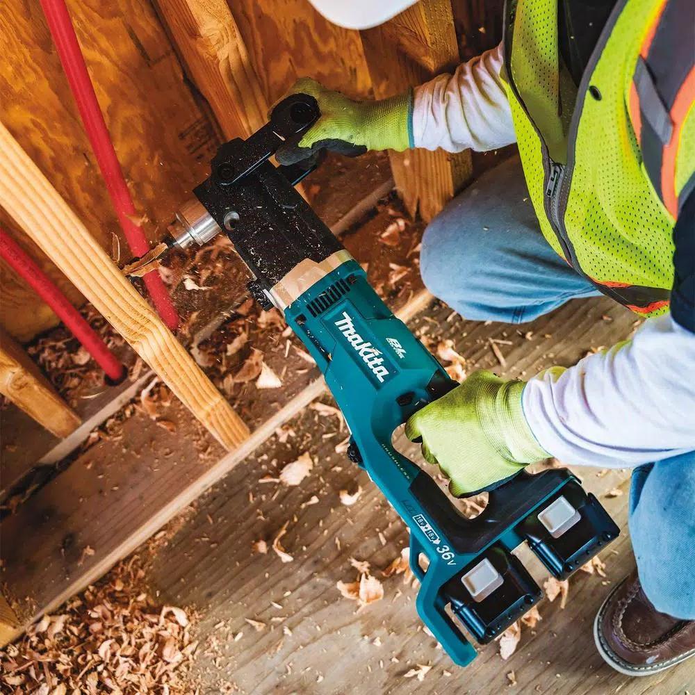 Makita 18V X2 (36V) LXT Brushless 1/2 in. Right Angle Drill Kit with Bonus 18V LXT Brushless Impact Driver
