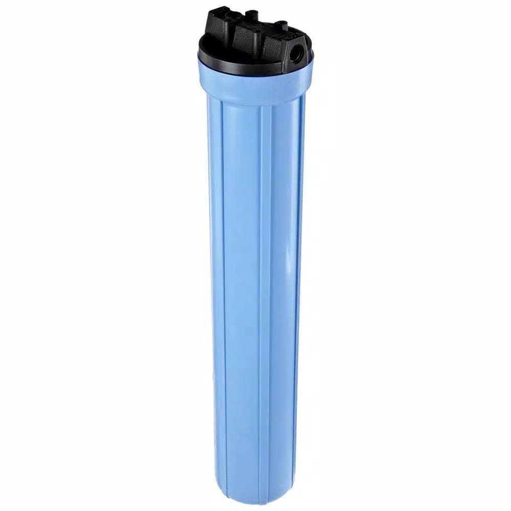 Pentek 158129 Slim Line Blue Filter Housing, 3/8 in. x 20 in.