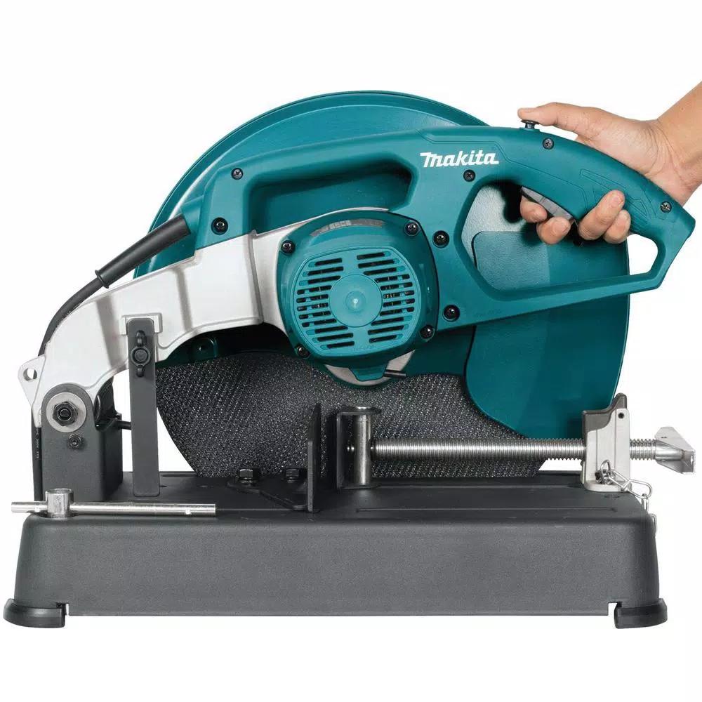 Makita 14 in. Cut-Off Saw, 15 Amp, 3800 rpm, LW1401 Metal Cutting Chop Saw