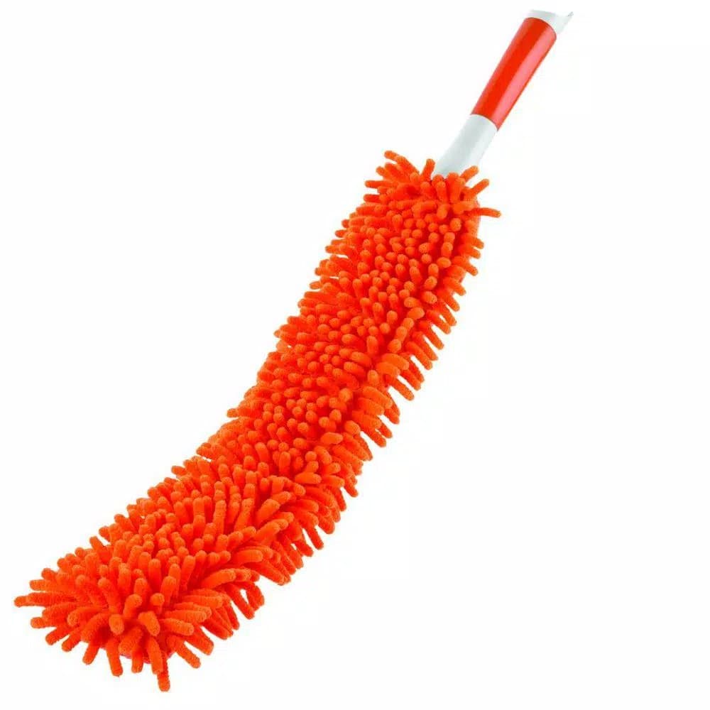 HDX Microfiber Ceiling Fan Duster with Bendable Head and Threaded Handle