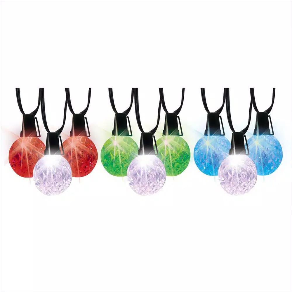 Brite Star Symphony of Lights 10-Light LED G40 Color-Changing Globe Specialty Lights