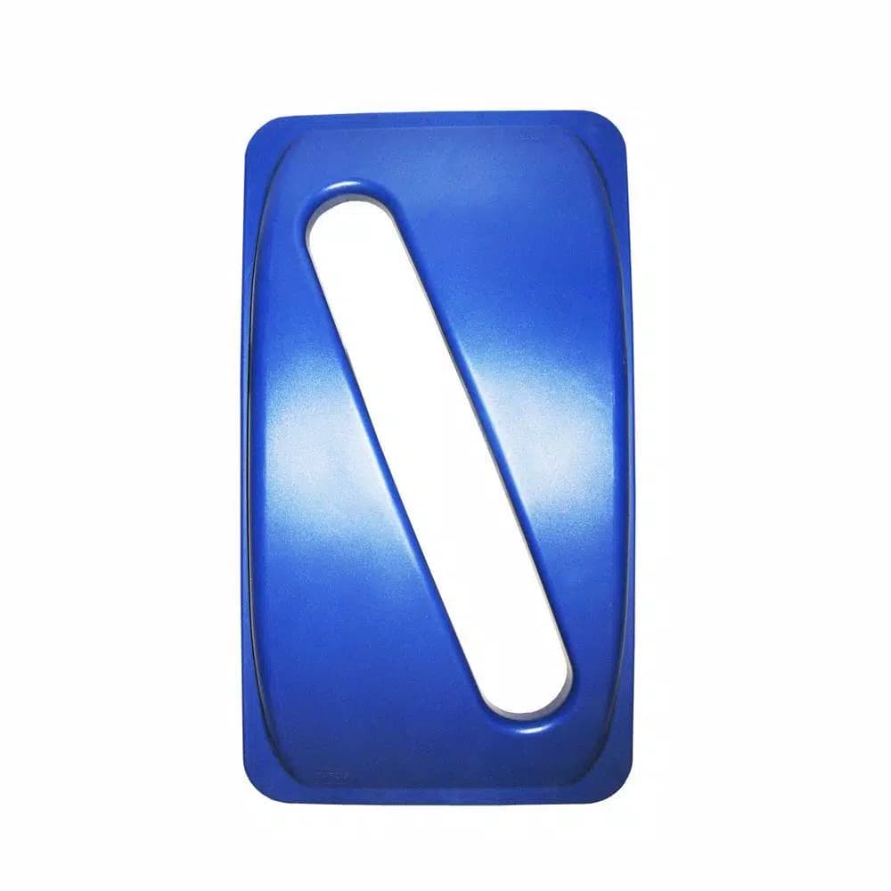 Carlisle TrimLine Blue Paper Recycling Lid for 15 and 23 Gal. Trash Cans (4-Pack)