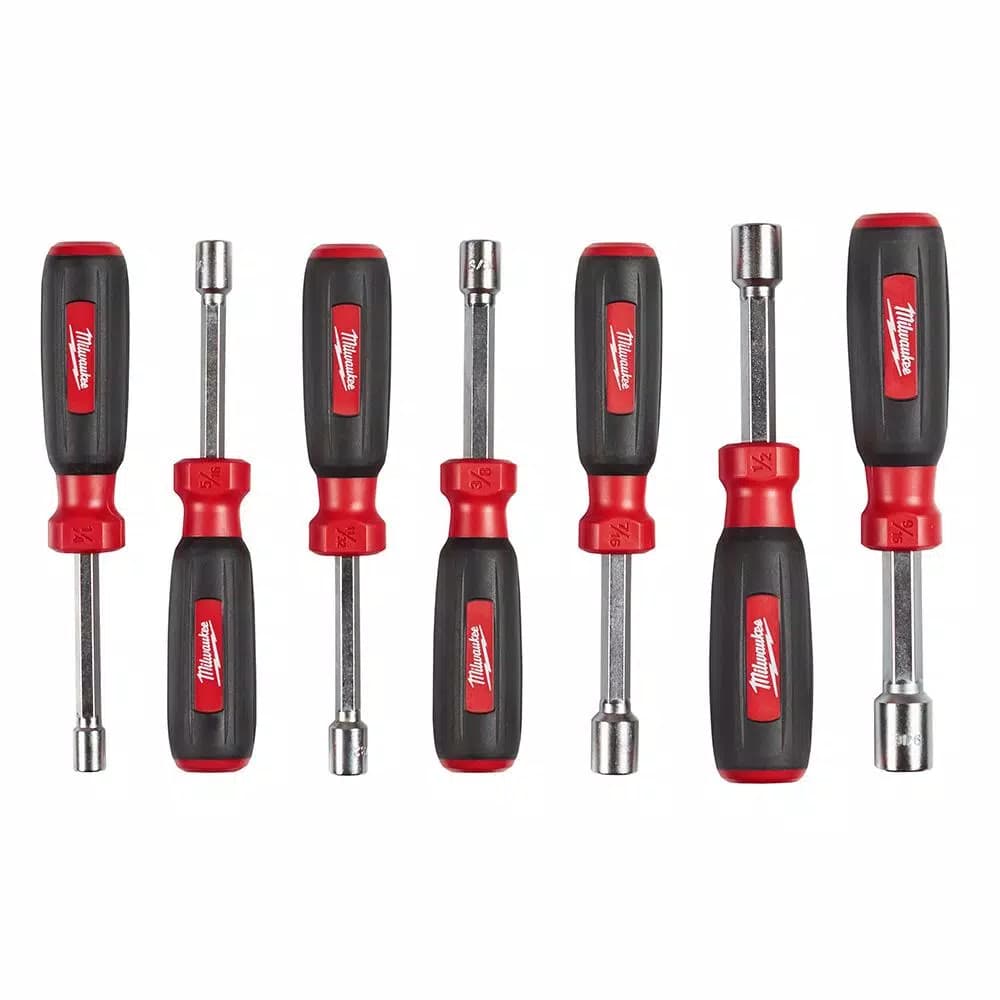 Milwaukee SAE Hollow Shaft Nut Driver Set, 7-Piece