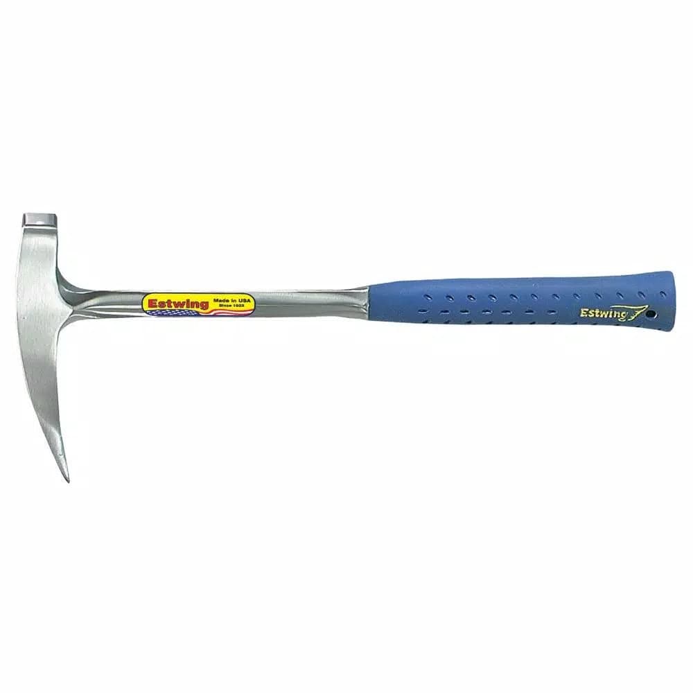 Estwing 22 oz. Solid Steel Rock Pick with Pointed Tip and Shock Reduction Grip