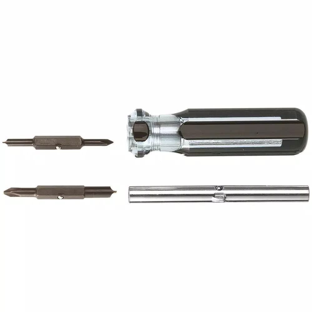 Klein Tools 4-in-1 Screwdriver with Interchangeable Blades