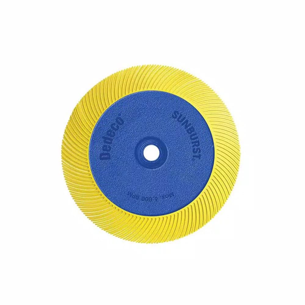 Dedeco Sunburst 7-5/8 in. 80-Grit TC Radial Discs Adjustable Arbor Coarse Thermoplastic Cleaning Tool