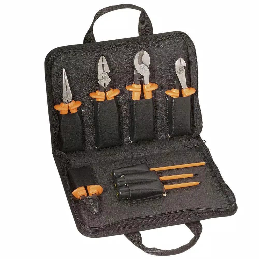 Klein Tools 8-Piece Premium Insulated Hand Tool Set with Zippered Nylon Case