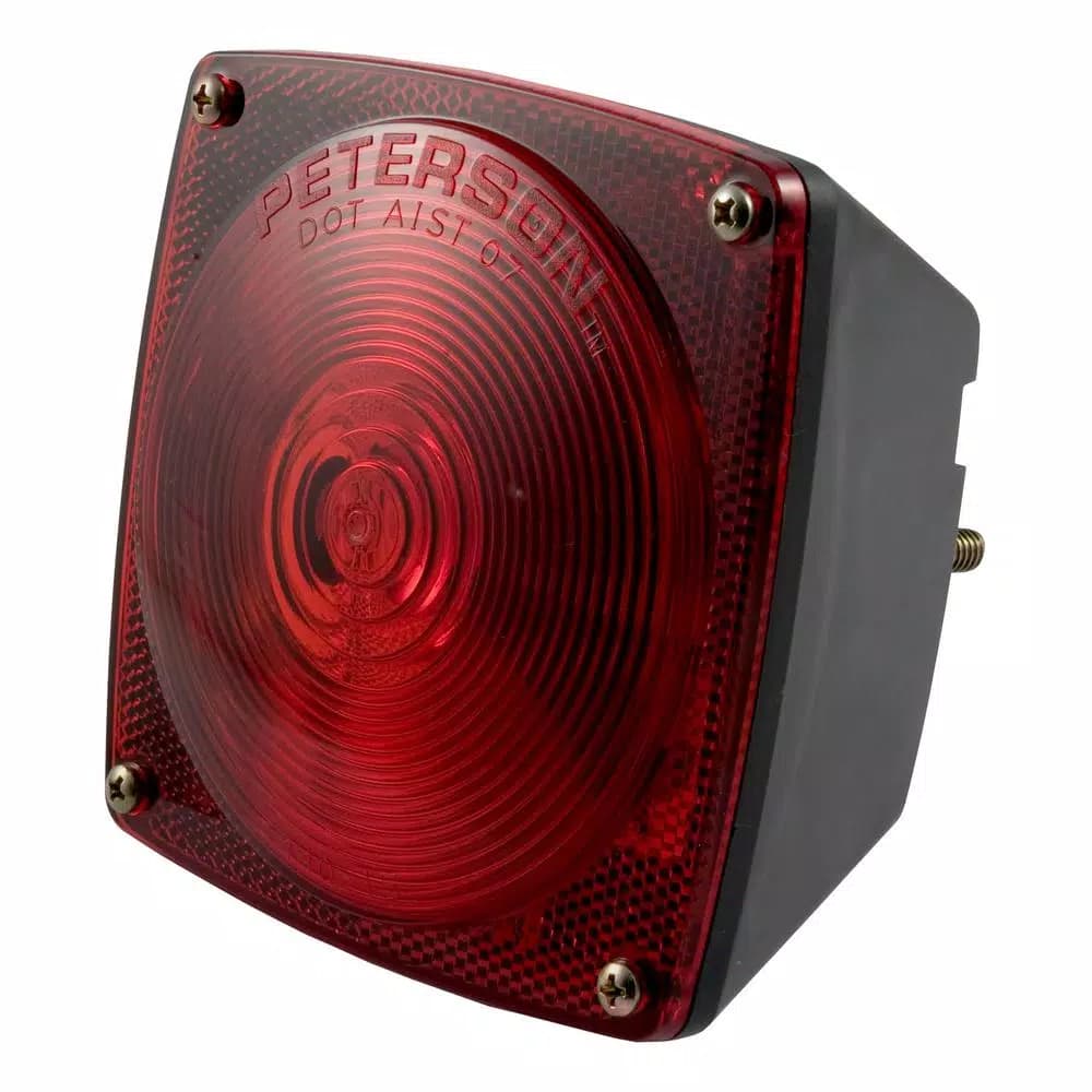 CURT Combination Trailer Light with License Plate Illumination, Driver Side