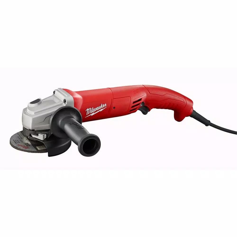 Milwaukee 6121-30 4.5 in. 11 Amp Small Angle Grinder with Lock-On Trigger Grip