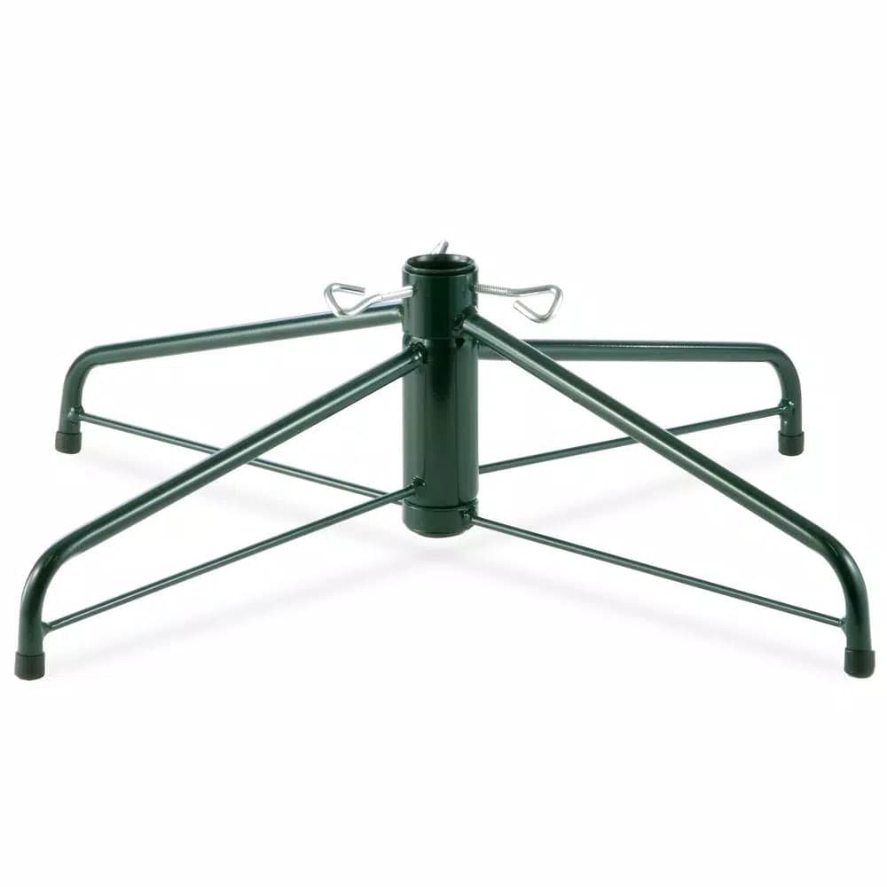 National Tree Company 28 in. Folding Metal Artificial Tree Stand for 7.5 ft. to 8 ft. Trees, 1.25 in. Pole Diameter