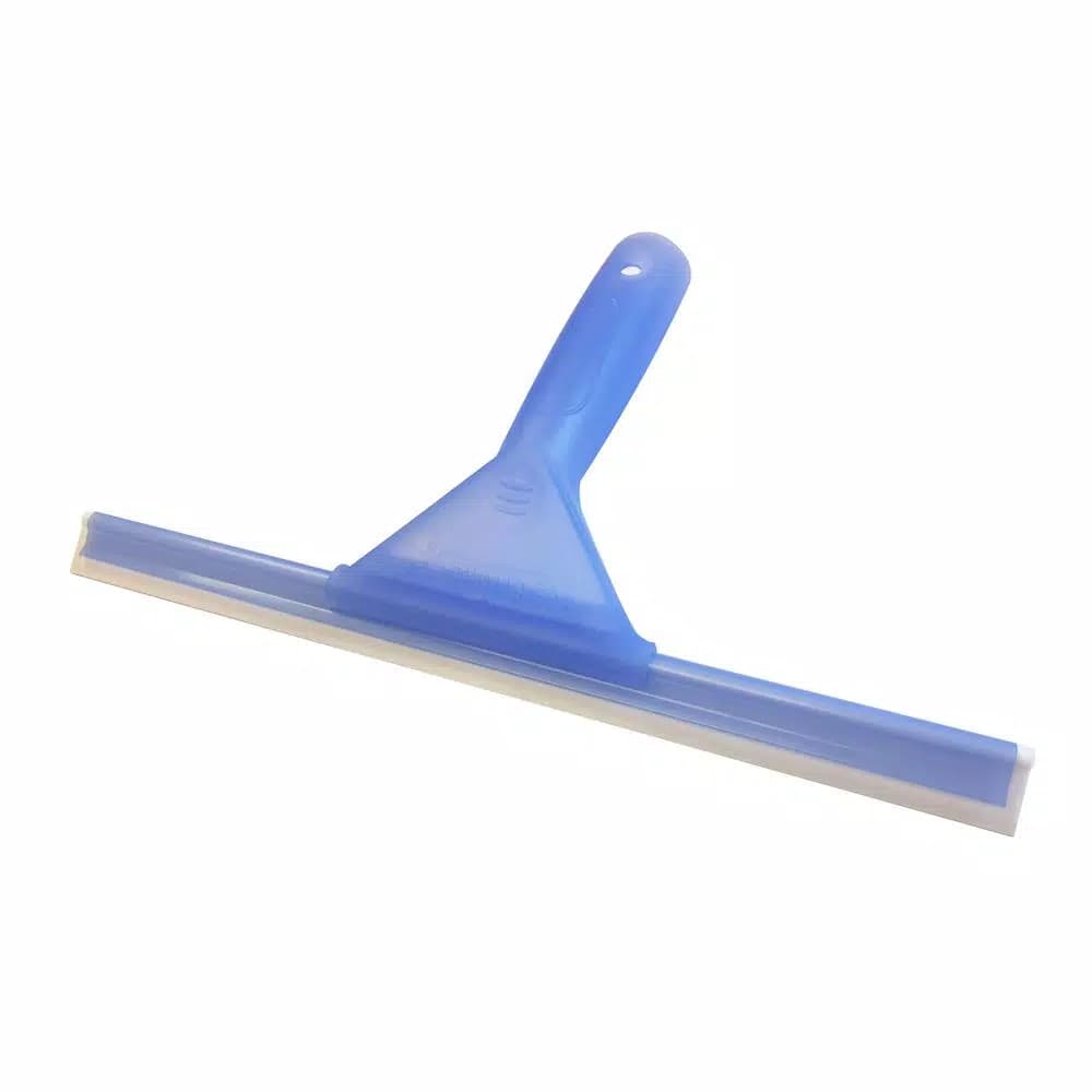 Ettore Purple Shower Sweep Squeegee with 11 in. Silicone Blade