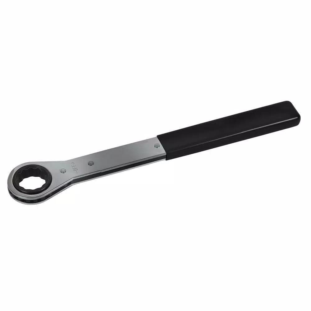 Klein Tools 1 in. Ratcheting Box End Wrench, Chrome Plated