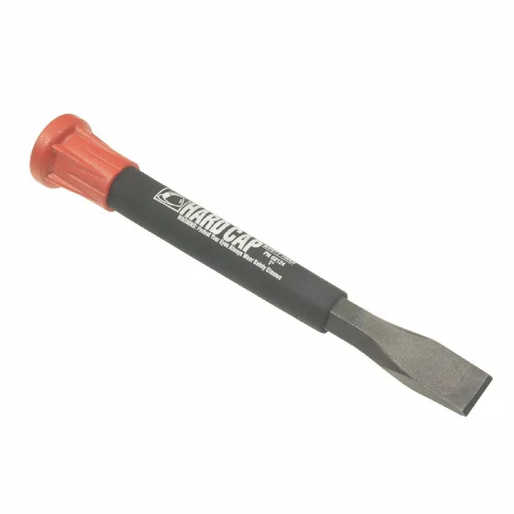 Mayhew HardCap 1 in. x 11 in. Cold Chisel with Reinforced Polymer Cap and Cushion Grip