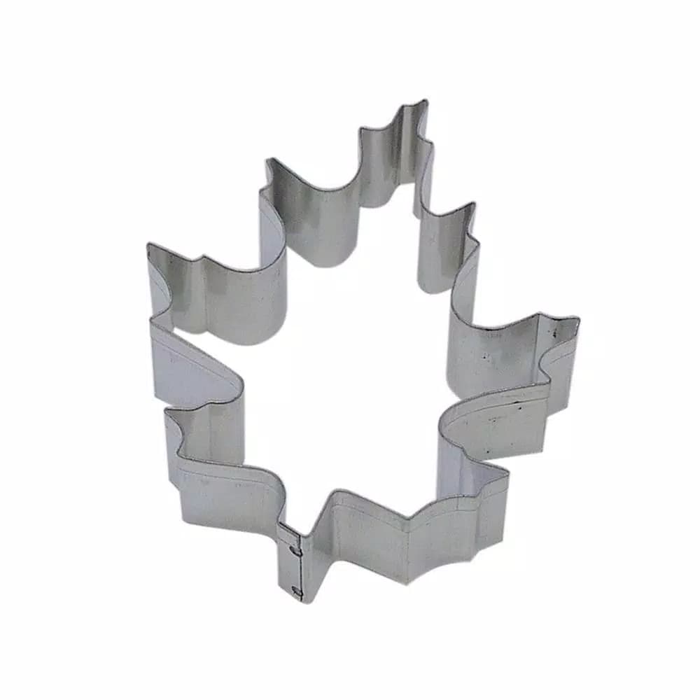 CybrTrayd-R&M 12-Piece Oak Leaf Cookie Cutter Set, 3.5 in. Tinplated Steel